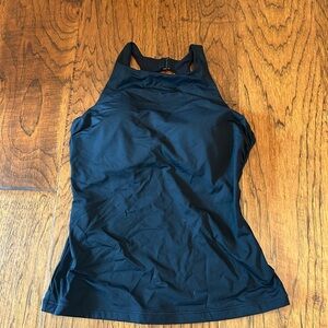 EUC Athleta Maldives Black High Neck Tankini 34 D/DD
